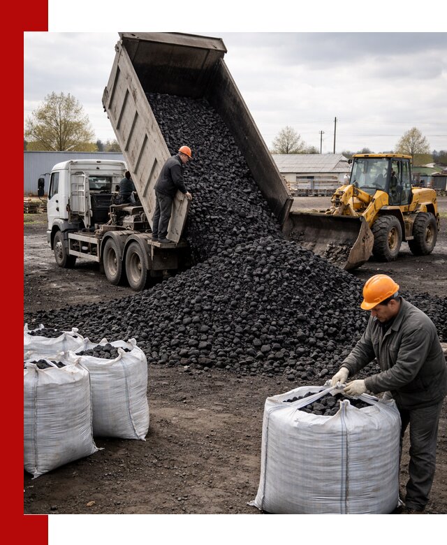 Доставка каменного угля в Гуково оптом и в розницу