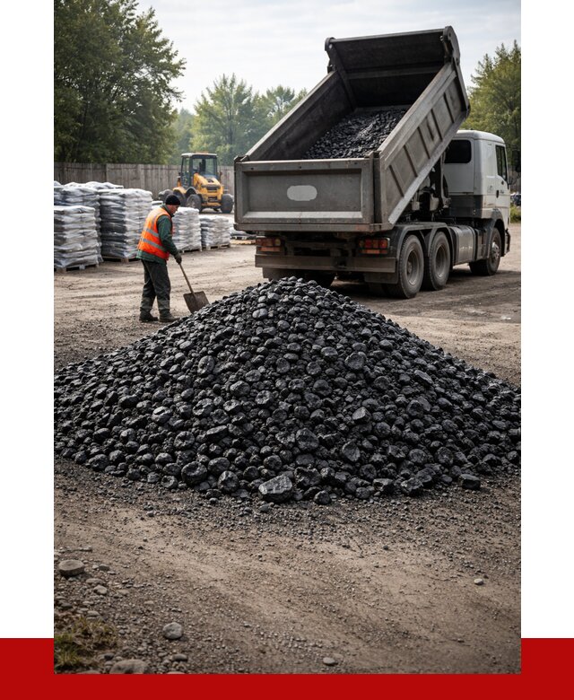 Купить уголь орех в Гуково с доставкой от 7700 р. | ПРОНЕРУДГкв