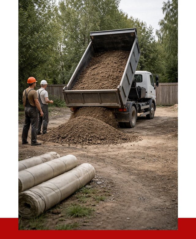 Доставка сыпучих материалов самосвалом в Гуково от 4312 р. | ПРОНЕРУДГкв