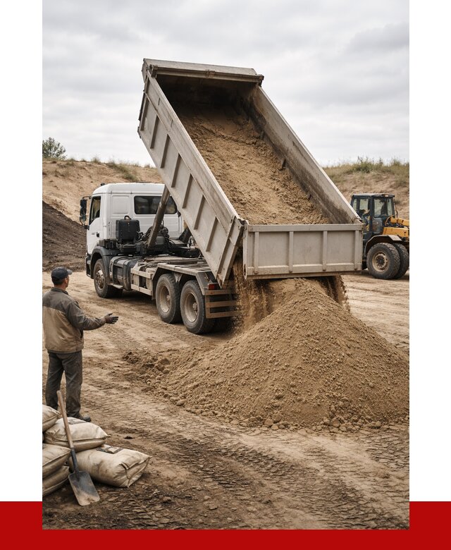 Доставка самосвалом 20 кубов в Гуково от 7700 р. | ПРОНЕРУДГкв