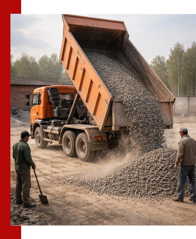 Доставка самосвалом 20 м3 в Гуково быстро и надежно