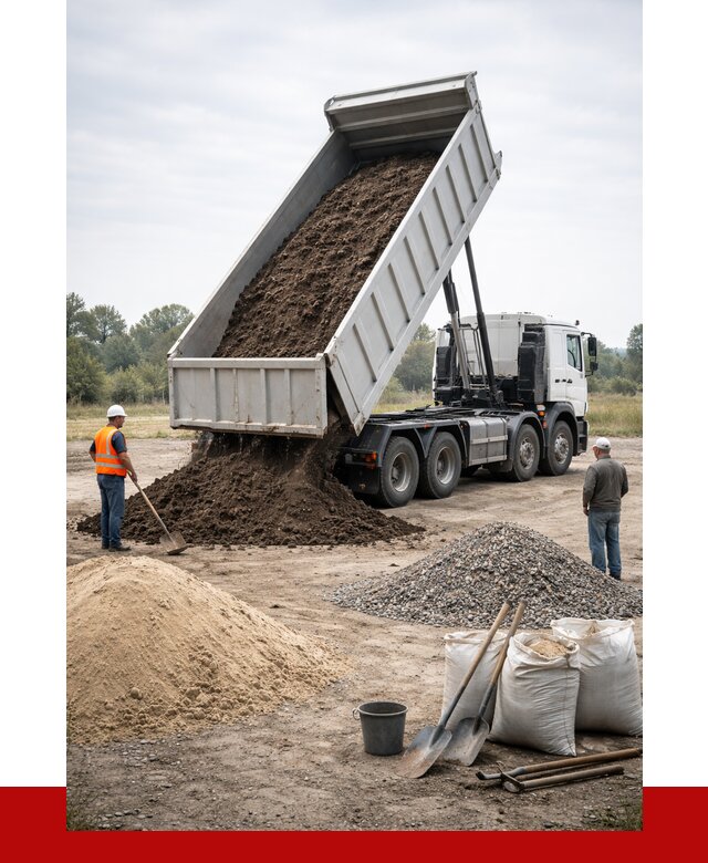 Доставка самосвалом 30 кубов в Гуково от 8726 р. | ПРОНЕРУДГкв