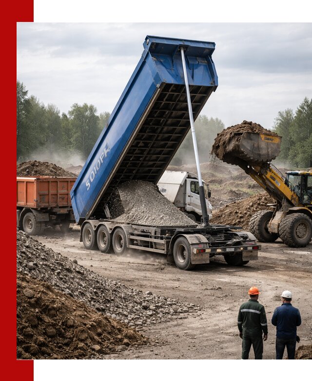 Аренда тонар 40 тонн в Гуково с доставкой материалов