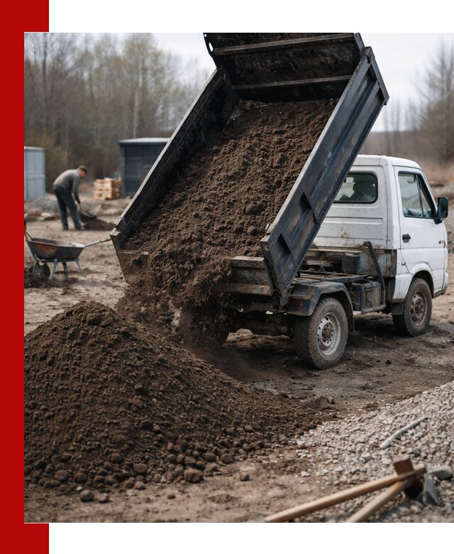 Аренда минисамосвала в Гукове для доставки сыпучих материалов