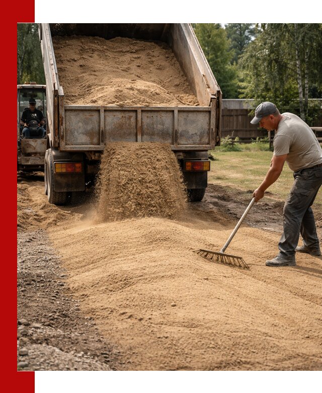 Отсыпка участка песком в Гукове быстро и качественно